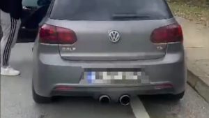 İstanbul’da abartılı egzozlu araca 16 bin lira ceza