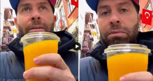 İstanbul’da bir bardak portakal suyuna ödediği fiyata isyan etti