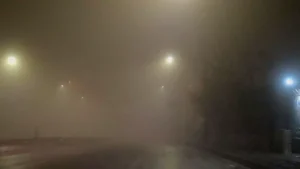 İstanbul’da Gece Yoğun Sis