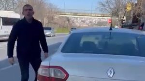 İstanbul’da iki sürücü arasında kavga: Aracından inip üzerine yürüdü