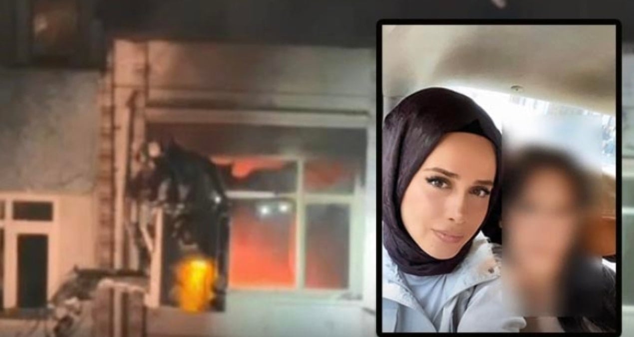 İstanbul’un göbeğinde korkunç cinayet! Eşini öldürüp evi ateşe verdi