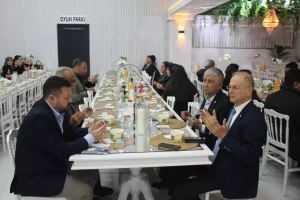 İYİ Parti Serik İlçe Başkanlığı şehit yakınları ve gaziler için iftar verdi