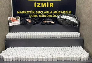 İzmir’de 84 Bin Uyuşturucu Hap Ele Geçirildi