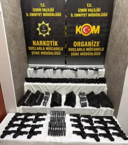 İzmir’de Helikopterli Silah Operasyonu