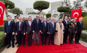 Kahire’de 18 Mart Şehitleri Anma Günü ve Çanakkale Deniz Zaferi dolayısıyla tören düzenlendi