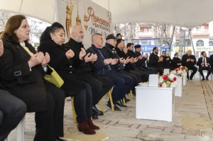 Kahramankazan’da bayramlaşma töreni düzenlendi