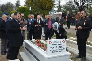 Kahramankazan’da şehitlik ziyaret edildi