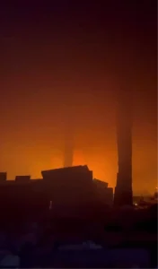 Kahramanmaraş’taki Fabrikada Yangın