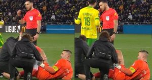 Kaleci sakatlık numarası yaptı, herkesten alkış aldı!