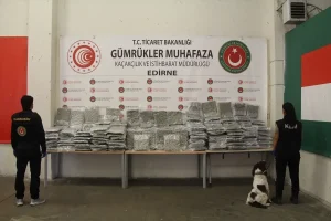 Kapıkule’de 60 Kilo Esrar Ele Geçirildi