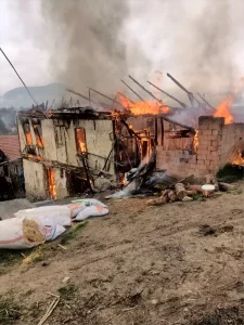 Karabük’te Ahşap Evde Yangın
