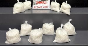 Kargo firmasına operasyon; 9 kilo metamfetamin ele geçirildi