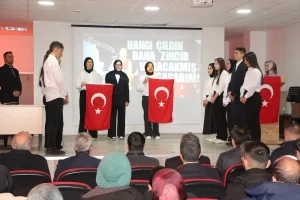 Karlıova’da İstiklal Marşı Töreni