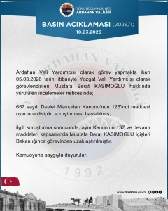 Kasımoğlu Görevden Uzaklaştırıldı