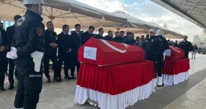 Katar’da şehit olan ASELSAN teknisyenleri, son yolculuklarına uğurlandı