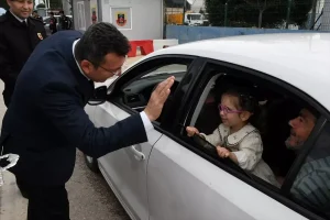 Kaymakam Şahin’den Trafik Denetimine Ziyaret