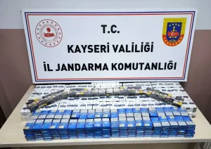 Kayseri’de Kaçak Sigara Operasyonu