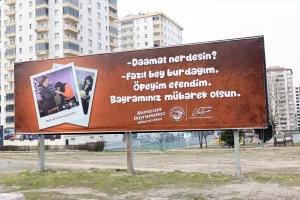Kayseri’de Yeşilçam Temalı Bayram Tebriği