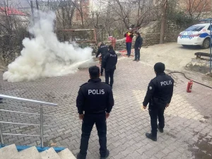 Keban’da Yangın Tatbikatı Gerçekleşti