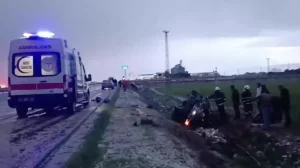 Kızıltepe’de Dolu Yağışı Kazalara Yol Açtı