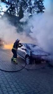 Köyceğiz’de Park Halindeki Otomobil Yandı