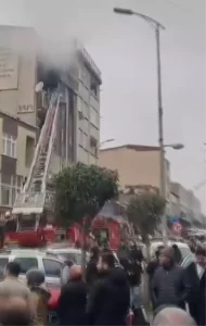 Küçükçekmece’de Yangın