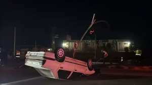 Kütahya’da Trafik Kazası: Sürücü Yaralı