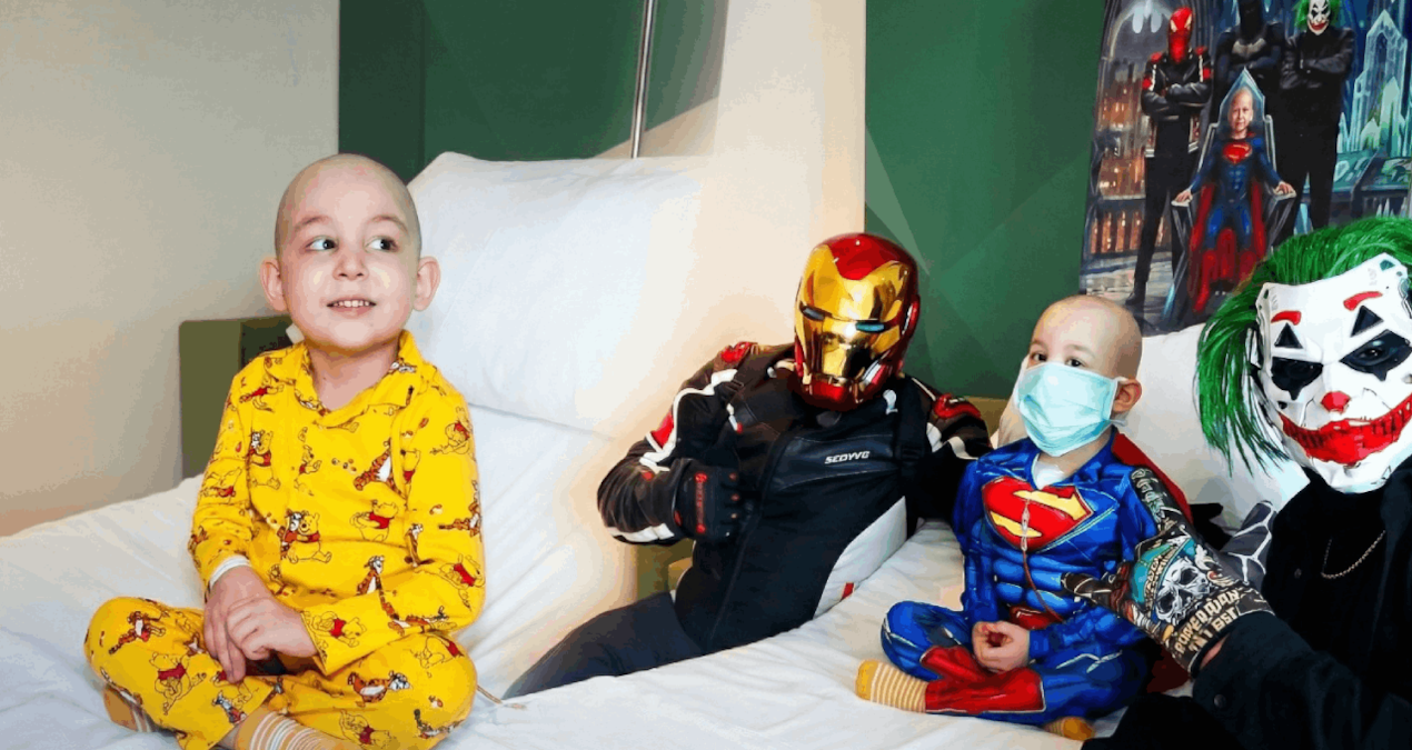 Lösemi hastası Zeyd’in süper kahraman hayali gerçek oldu
