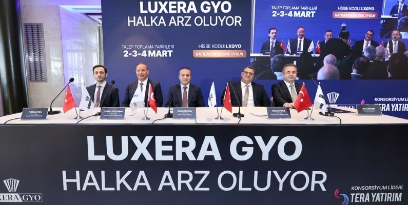 Luxera GYO’nun halka arzı yoğun talep gördü, 910 bin yatırımcıdan 7 kat talep aldı!