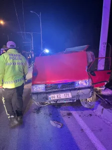 Malatya’da Trafik Kazası: 1 Ölü, 3 Yaralı