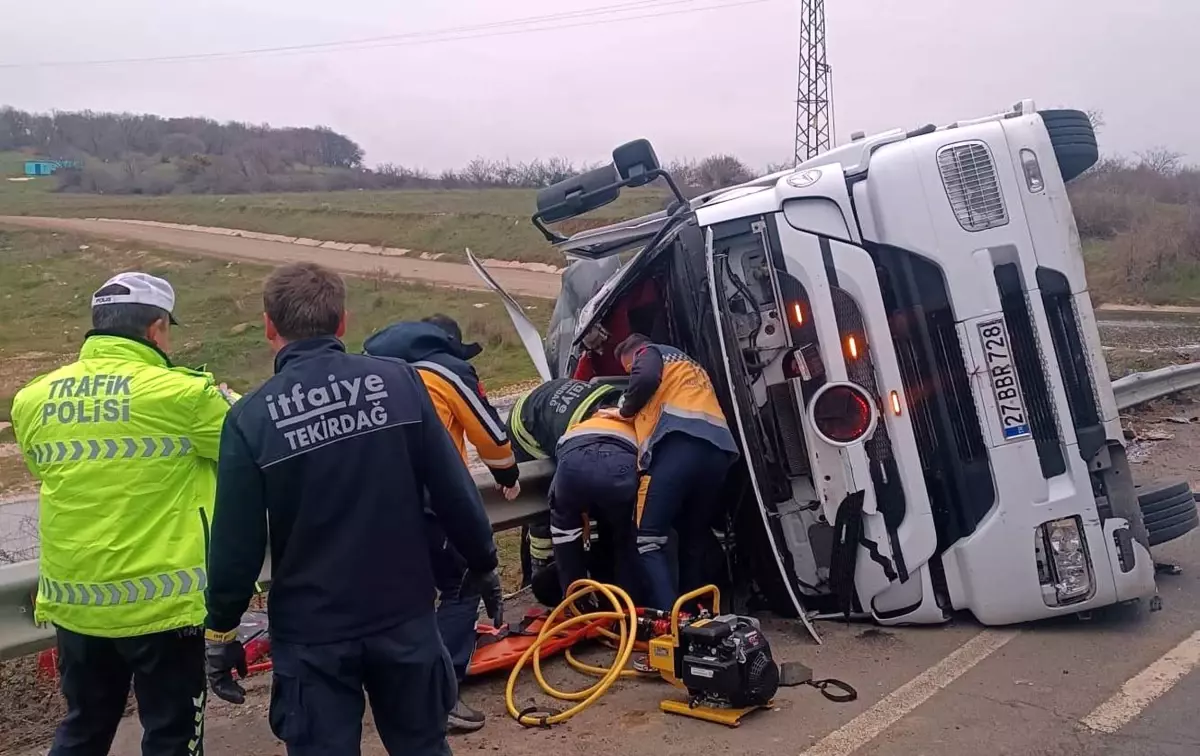 Malkara’da Tanker Kazası: Sürücü Hayatını Kaybetti