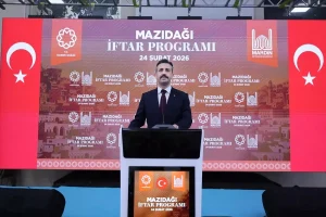 Mardin Valisi Akkoyun Mazıdağı’nda iftar programına katıldı