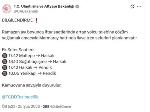 Marmaray’a Ramazan İçin Ek Seferler