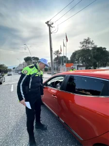 Marmaris’te Bayram Trafik Denetimleri
