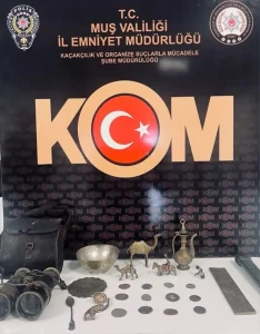 Muş’ta Tarihi Eser Operasyonu