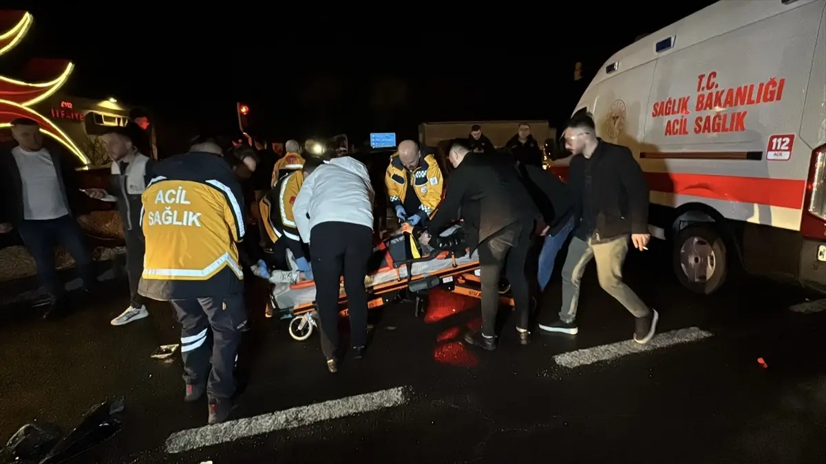 Nevşehir’de Motosiklet ve Otomobil Kazası