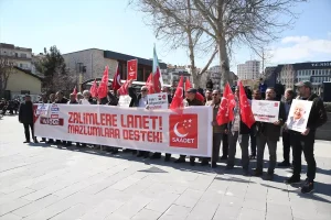 Niğde’de Gazze Saldırıları Protesto Edildi