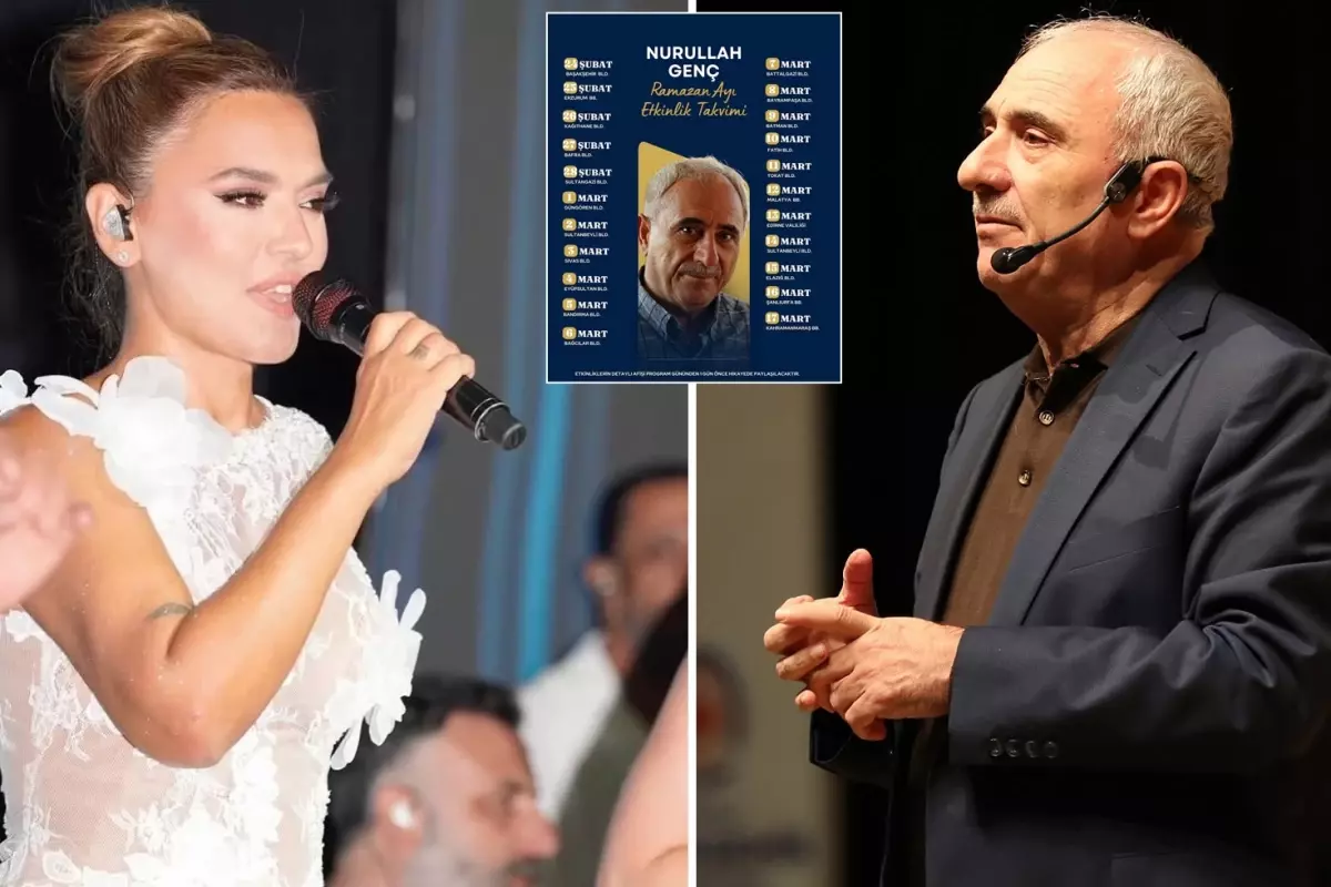 Nurullah Genç’in Ramazan etkinlik takvimi Demet Akalın’ın sözlerini akıllara getirdi