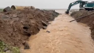 Nusaybin’de Sağanak Yağış ve Dolu: Sokaklar Gölleştı