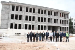 Nusaybin’de Yeni Okul İnşaatı İncelendi