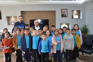 Öğrenciler Başkan Şahin’i Ziyaret Etti