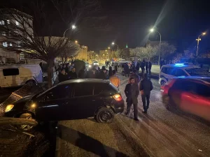 Oltu’da Zincirleme Kaza: 1 Yaralı