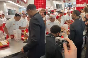 Oscar’ı kazandı, kutlamayı burgercide yaptı