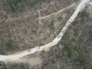 Pınarbaşı’nda Heyelan Sonrası Yol Yenilendi