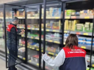 Pınarhisar’da Zincir Market Denetimi