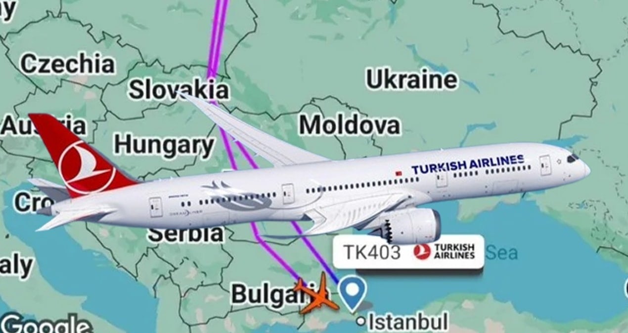 Rusya’ya giden THY uçağında panik: Piste inemeden geri döndü!