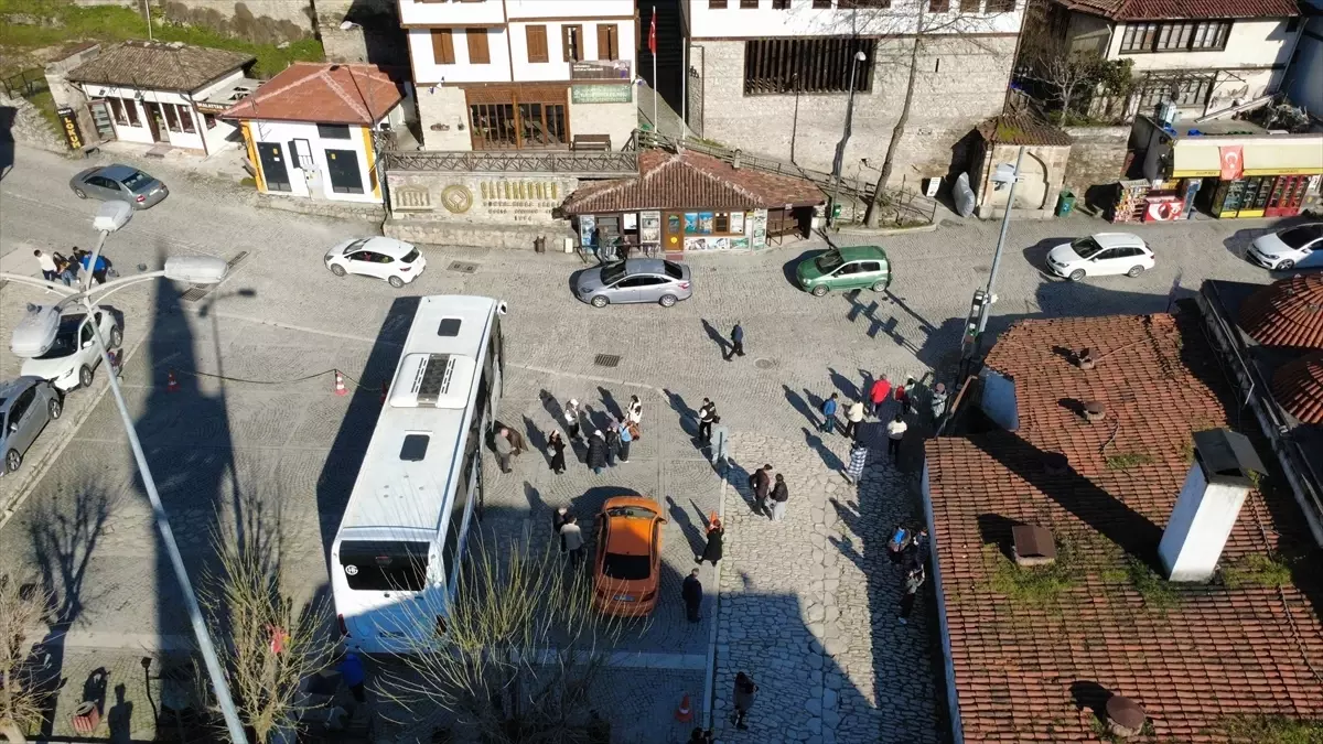 Safranbolu’da Hafta Sonu Turist Yoğunluğu