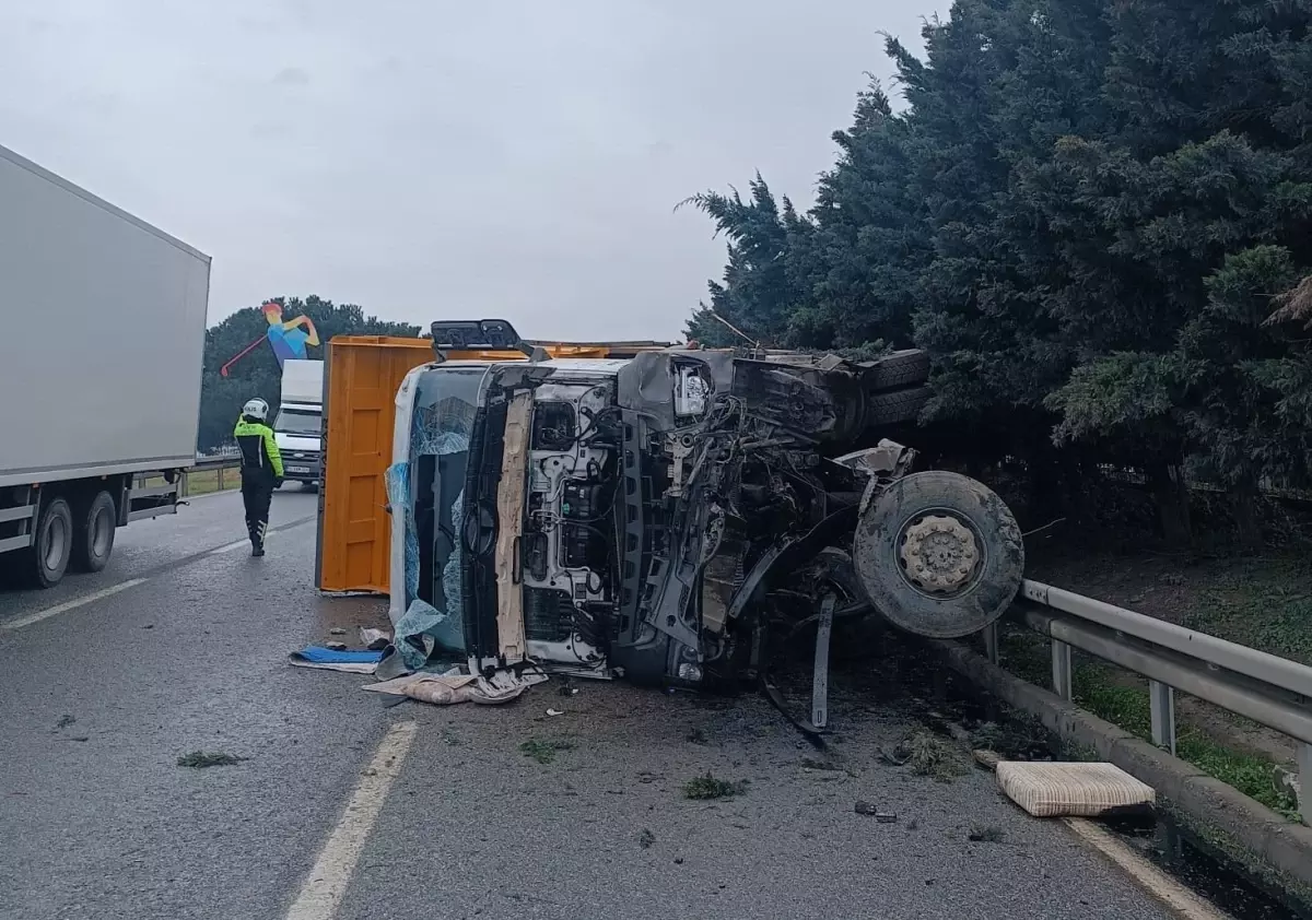 Samsun’da Kamyon Kazası