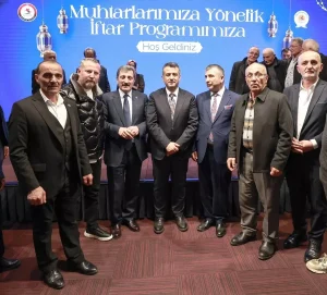 Samsun’da muhtarlar iftar programında bir araya geldi