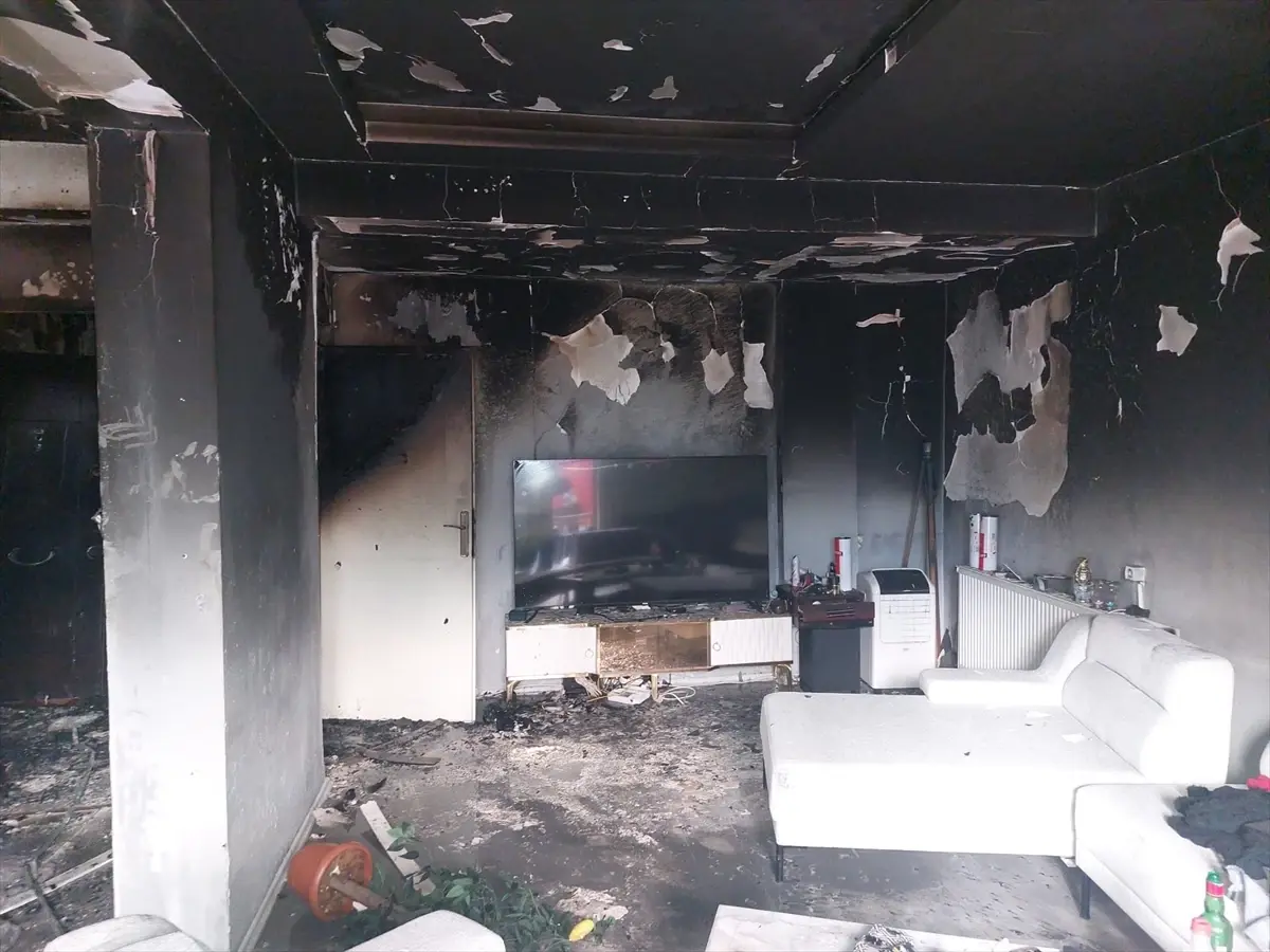 Samsun’da Yangın: Komşusuna Kızan Kişi Evini Ateşe Verdi